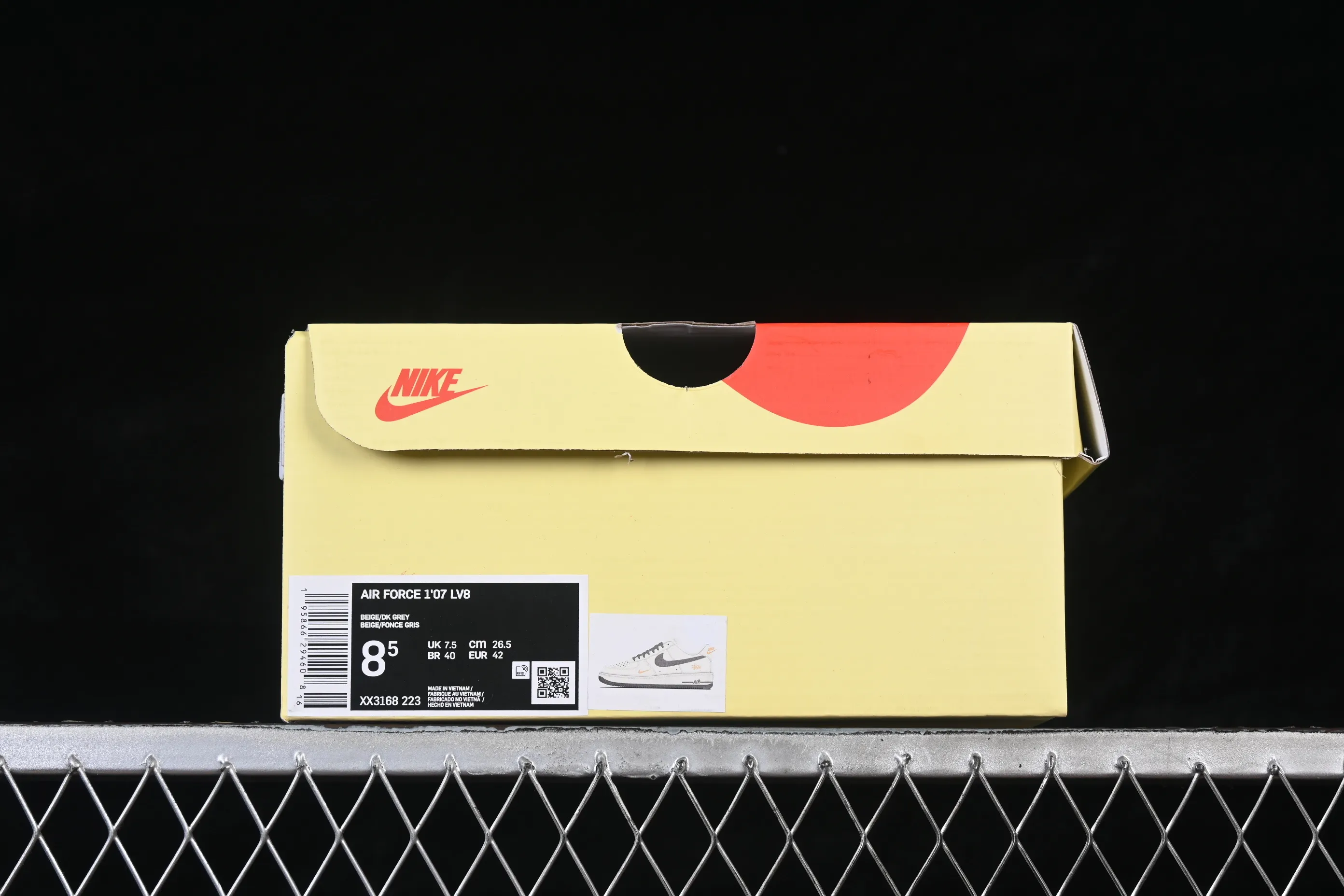 All categories Nk Air Force 1 Air Force series Nk Air Force 1 Low Air Force low-top Nike Air Force 1'07 Low Stusi co-branded rice dark gray gold label Air Force 1 low-top casual sneakers XX3168-223